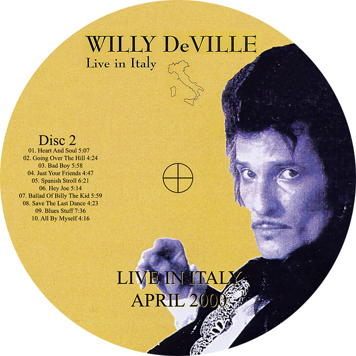 willy deville cd live in italy in april 2000 label 2